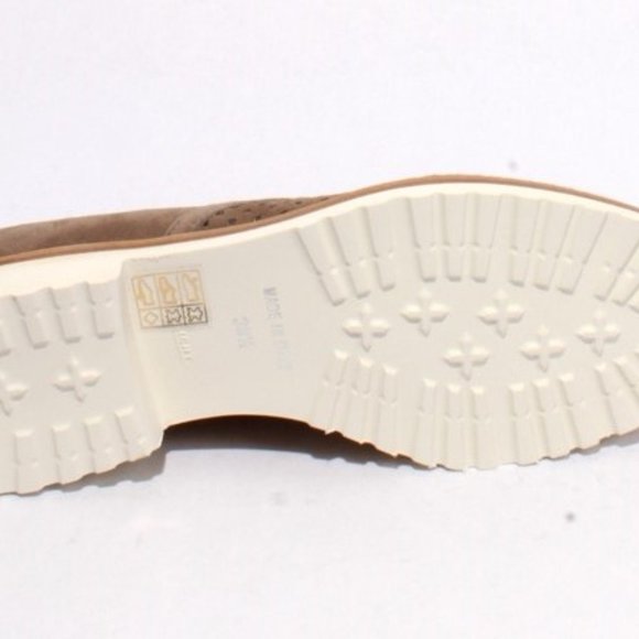 ITALIAN Brown Suede Elastic Slip On Flats Shoes - Picture 8 of 8